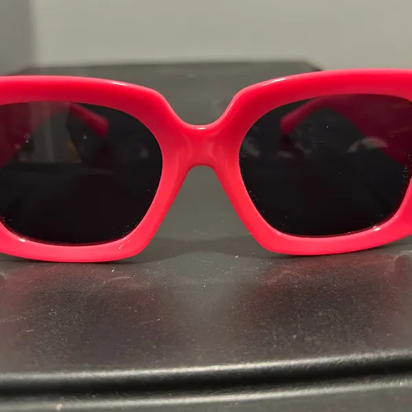 Stylish Hot Pink Sunglasses Red - Image 9