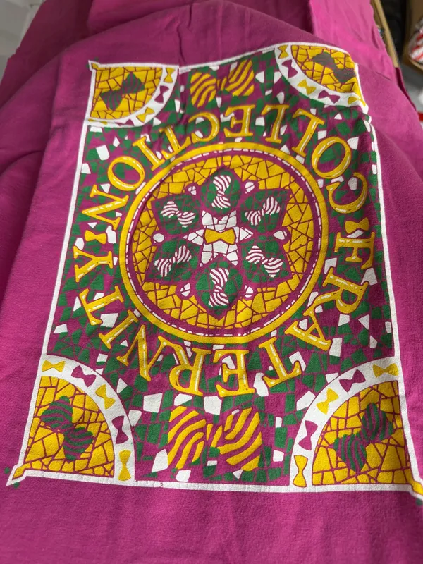 The Fraternity Collection Magenta Pocket Tee  - Image 4