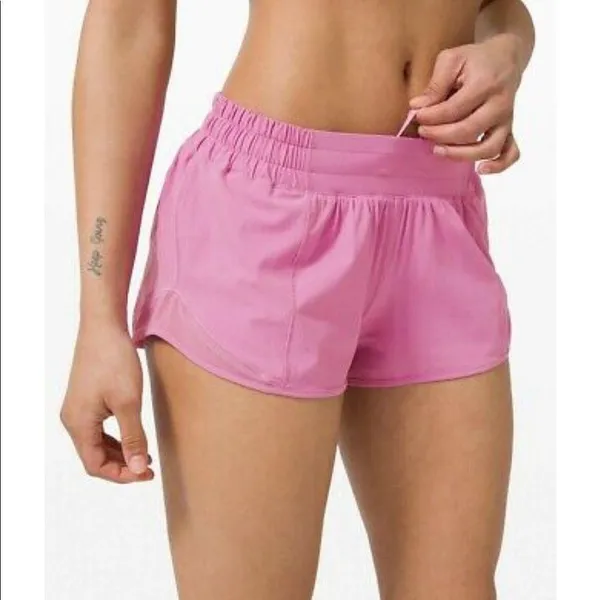 Lululemon • magenta glow hotty hot shorts sz 12 - Image 14