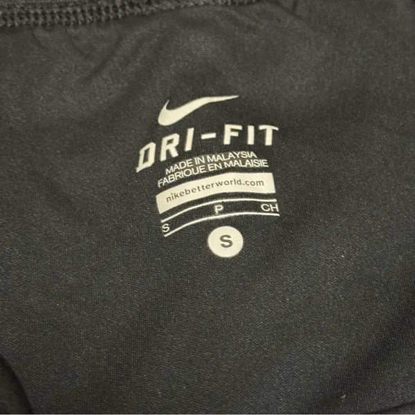 Nike‎ dry-fit black & neon green shorts sz small - Image 3