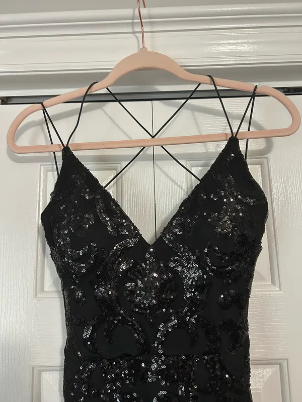 Windsor Black Formal Prom Long Dress - Image 2