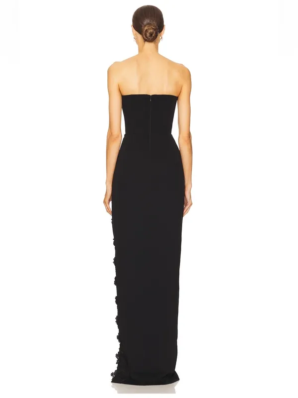 Sau Lee Florence Dress in Black Size 4 SAULEE $650 - Image 3