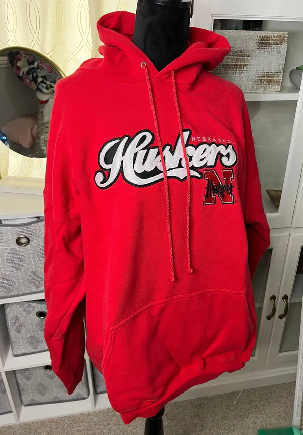 Nebraska UNL Cornhuskers Pullover Sweatshirt Hoodie - Image 2