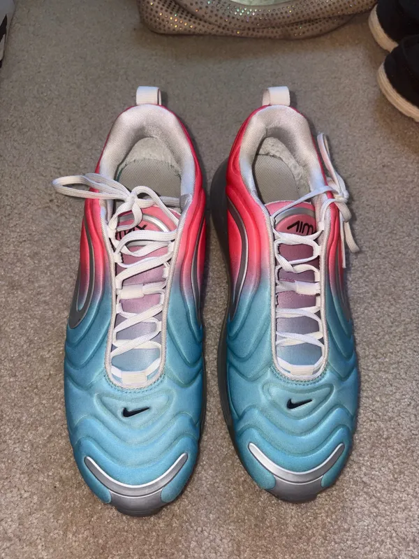 Nike Blue and Pink Athletic Sneaker - Image 2