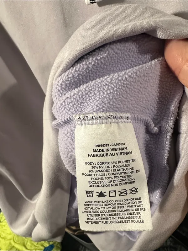 N249. Nike Women’s Lightweight Lavender Hoodie Sweatshirt - Image 5