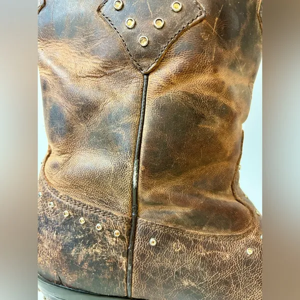 Ariat Womens Rhinestone Cowgirl Boots in Sassy Brown Size 7 - Image 15
