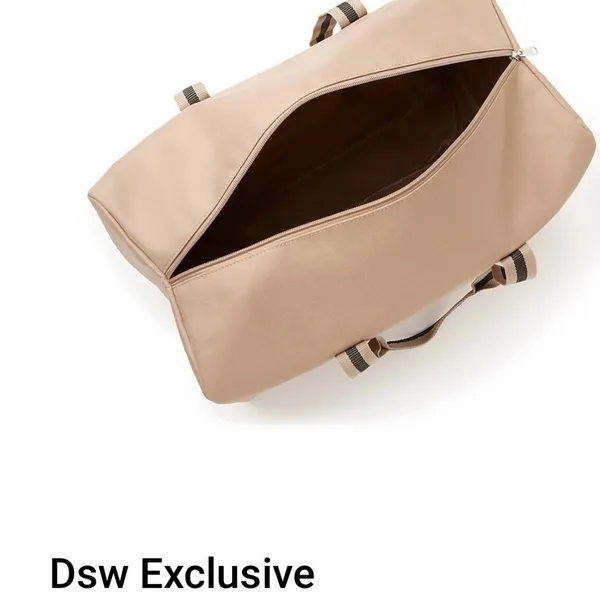 DSW Exclusive 2 pc set Weekender and Belt Sling bags in taupe and black - Image 3