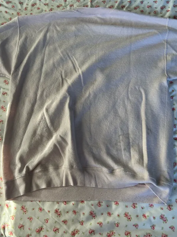 Anac Lavender Crewneck Sweatshirt with Chest Embroidery - Image 3