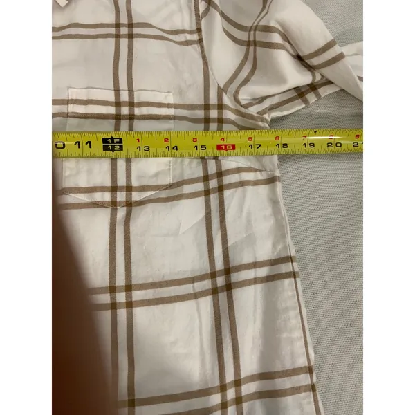 J. Crew Cotton Plaid Button‎ down size XS - Image 4