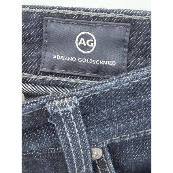 AG Adriano Goldschmied The Stilt Cigarette Leg Jeans Dark Wash Indigo 27 - Image 6