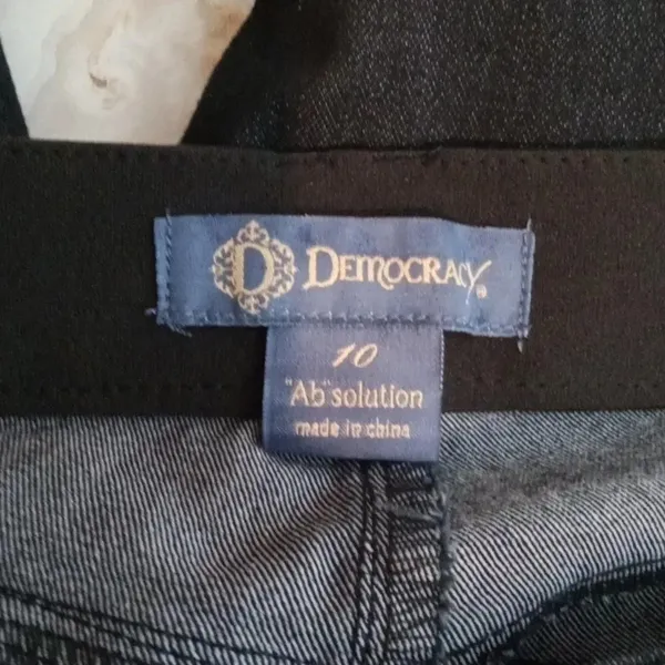 Democracy Ab solution Tummy Control Stretchy Skinny Womens 10 - Image 4