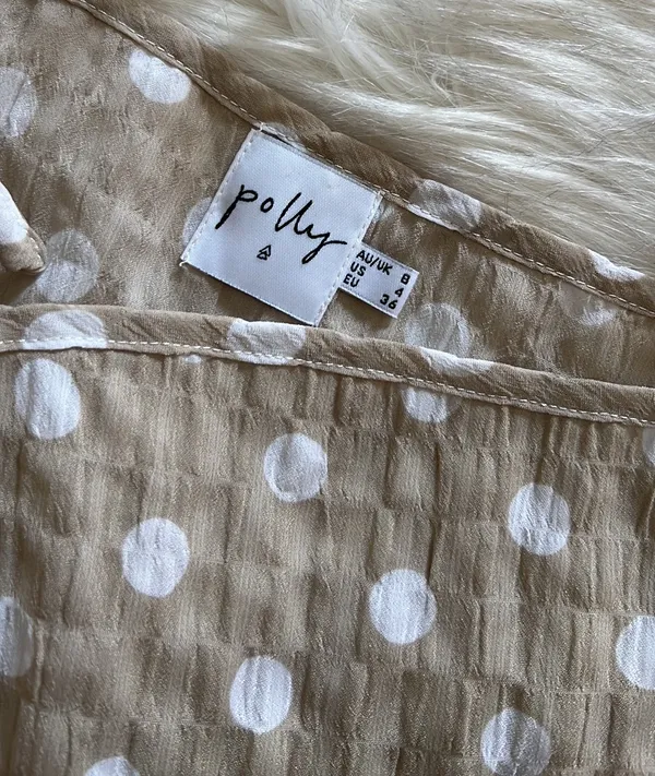 Princess Polly Polka Dot Crop Top - Image 3