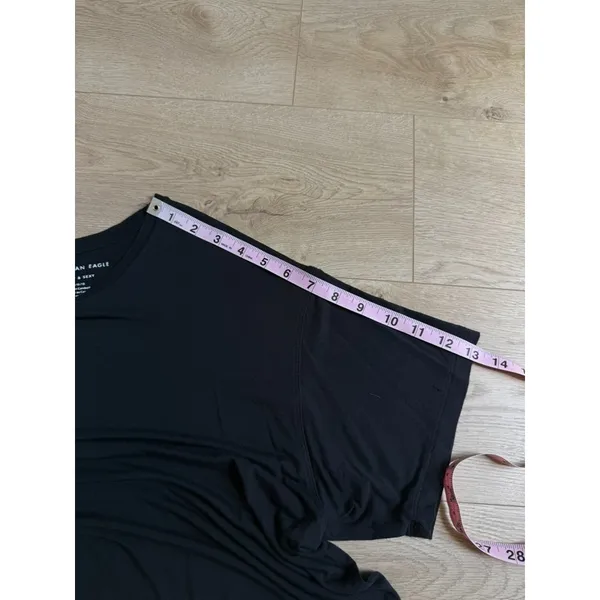 American Eagle soft and sexy oversized modal black short sleeve t-shirt size L - Image 6