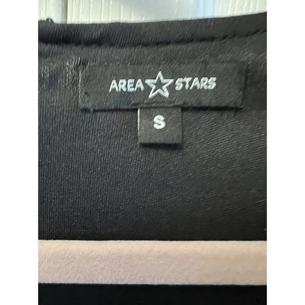 Area Stars Asymmetrical‎ Sequin Dress Black Women's Womens Size Small - Image 5