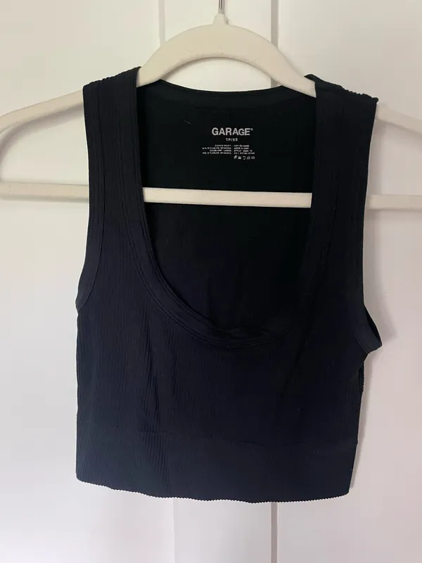 Garage Scoop Neck Ribbed Tank Top - Image 3