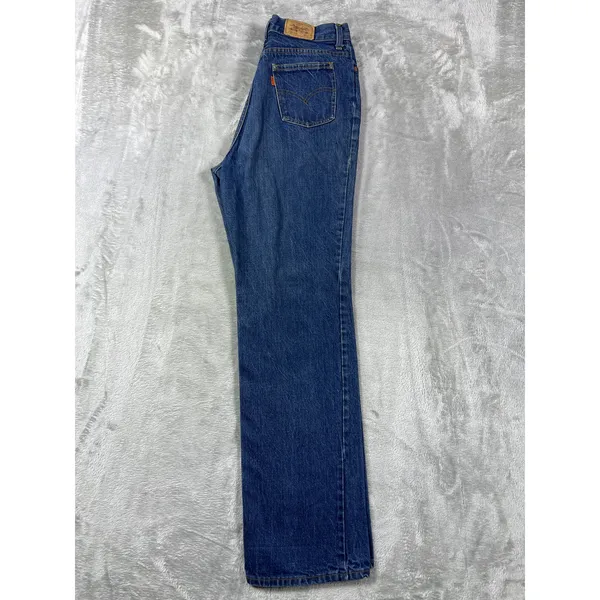 70/80s Vintage Levi’s Made in USA Orange Tab Jeans Women’s 16 Straight Cut Denim - Image 8