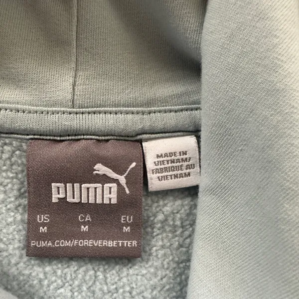 Puma Men’s Medium Hoodie Light Blue - Image 8