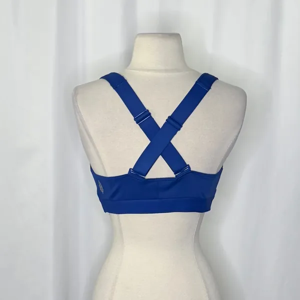 FREE PEOPLE‎ Movement Make A Move Blue Sports Bra Athletic Activewear Medium - Image 10