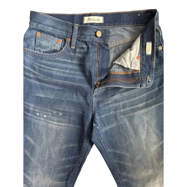 Madewell‎ The Perfect Vintage Jeans Faded Indigo Wash Cool Step Hem Size 29 - Image 9