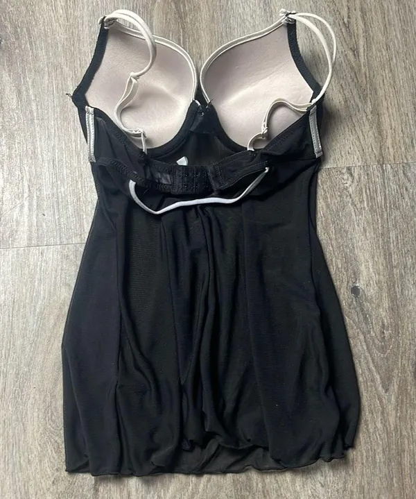 Jessica Simpson Black Lace Sheer Babydoll Lingerie - Image 13