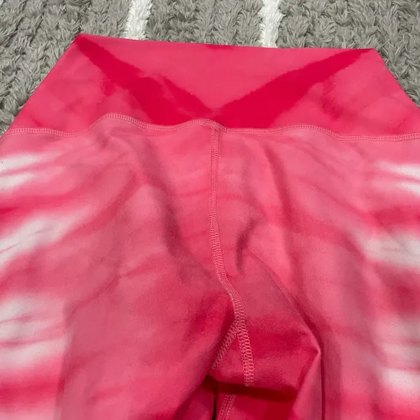 SPLITS59 Bardot Pink Tie Dye High Waist Leggings - Image 7