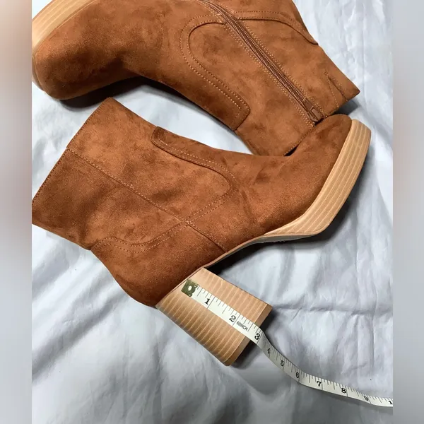 BP KEYLA platform booties NEW 🔥 Brown Size 9 - Image 6