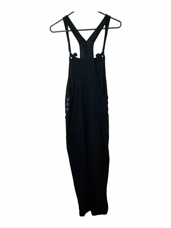 L Space Cali Girl Black Cotton Tie Strap Jumpsuit - Image 2