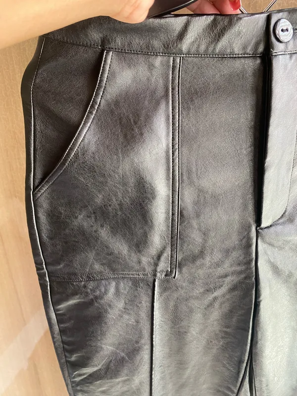 Princess Polly Size 6 in women faux leather pants - Image 6
