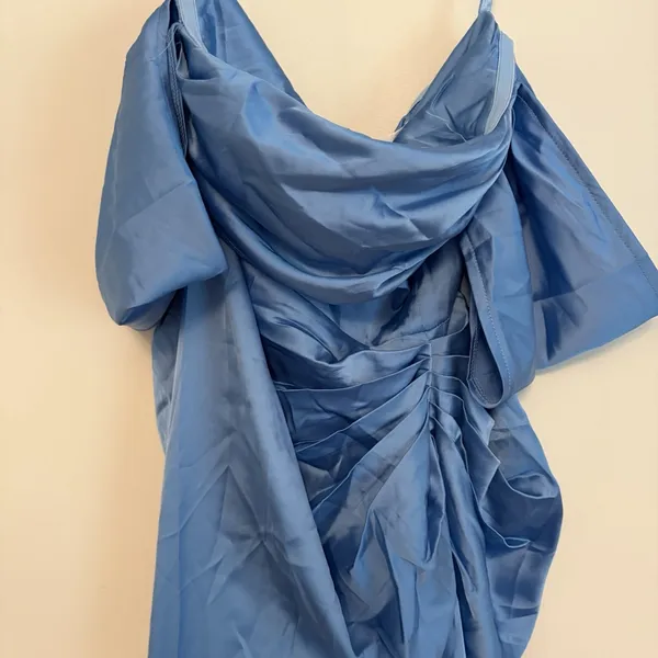 NWT DEAR EMILIA X HELLOMOLLY XS MIDI DRESS BLUE Cinderella Cocktail Formal - Image 10
