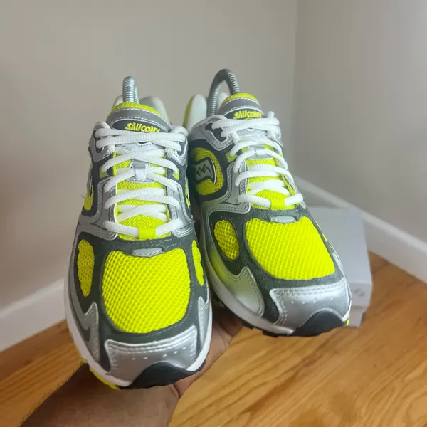 Saucony Grid Jazz 9 Yellow Silver Size 5.5M/7W - Image 15