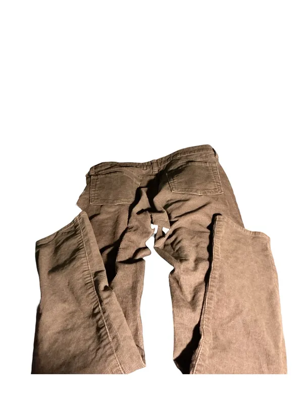Gap Always Skinny Corduroy Pants Women's Size 4 Brown Mid Rise Ribbed Trousers - Image 2