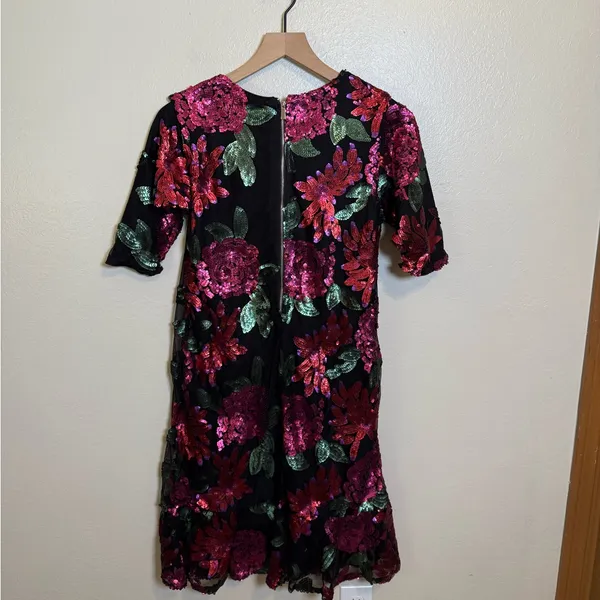 Ivy City Co Evelyn Dress in‎ Floral Sequin - Image 6