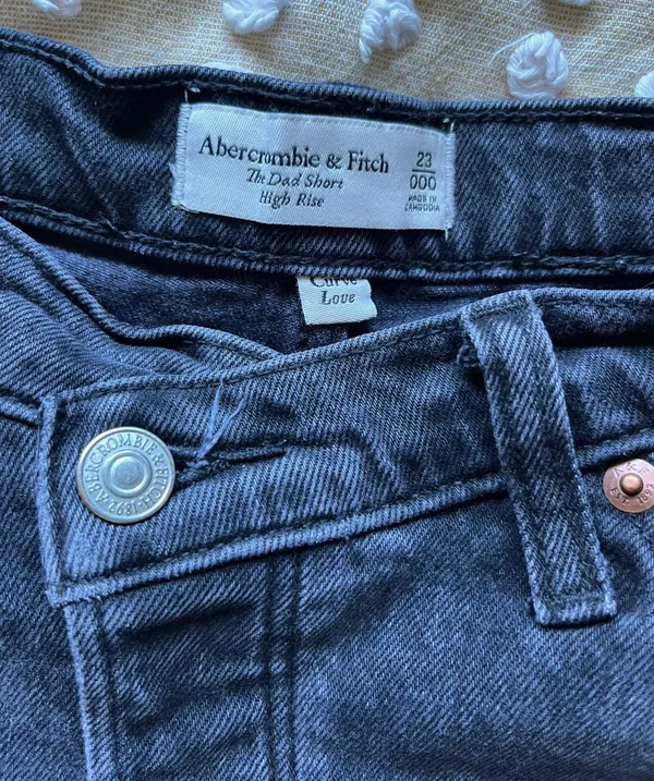Abercrombie The Dad Shorts Highrise Sz 23/00 - Image 2