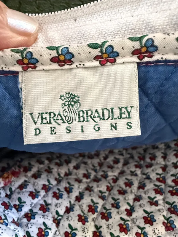 Vintage Vera Bradley Provençal Prairie French Country Calico Quilted Crossbody - Image 4