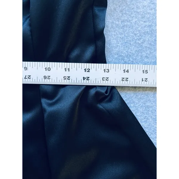 Vintage Southeastern Black Dress Women's Size 0 Long Formal Bridal Prom 80's 90s - Image 12