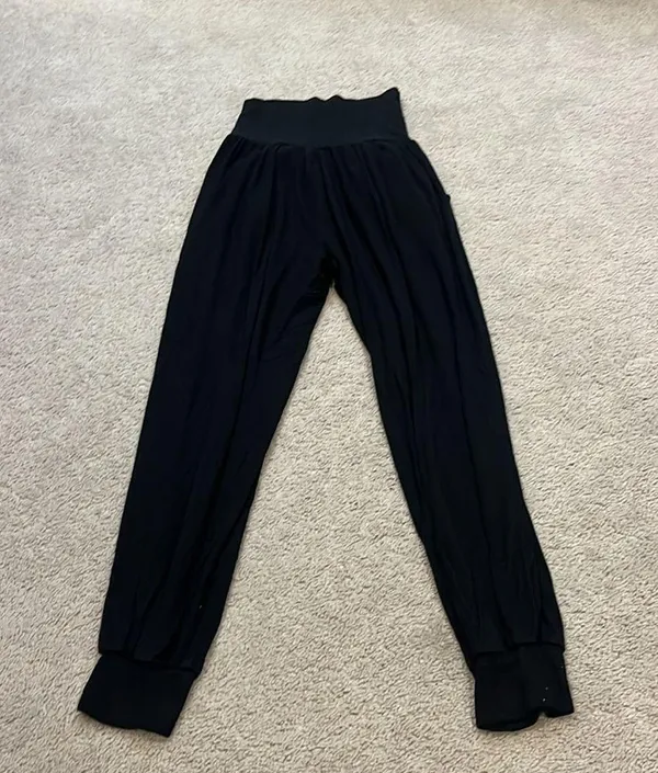 aerie black size xs joggers - Image 2