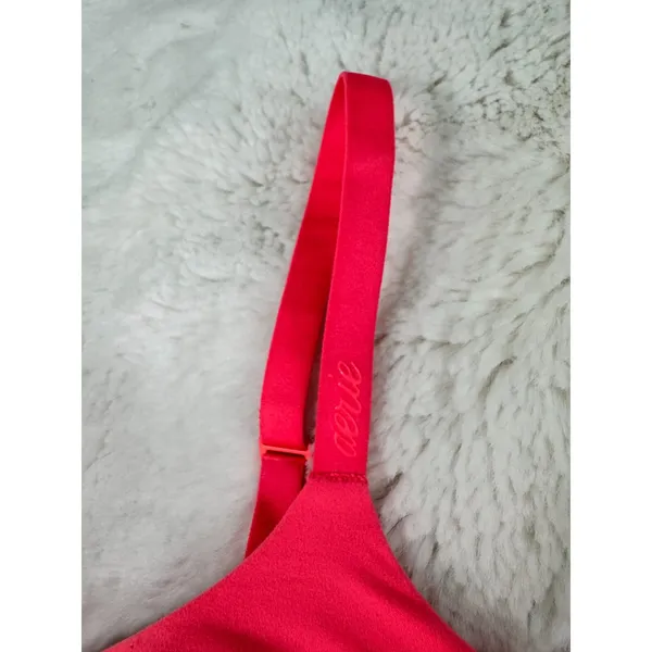 Aerie SMOOTHEZ Bra-ish Wireless Bralette Hot Pink XS Y2K Seamless - Image 4