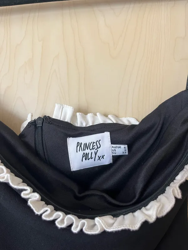 Princess Polly Thiers Strapless Mini Dress Black - Image 5