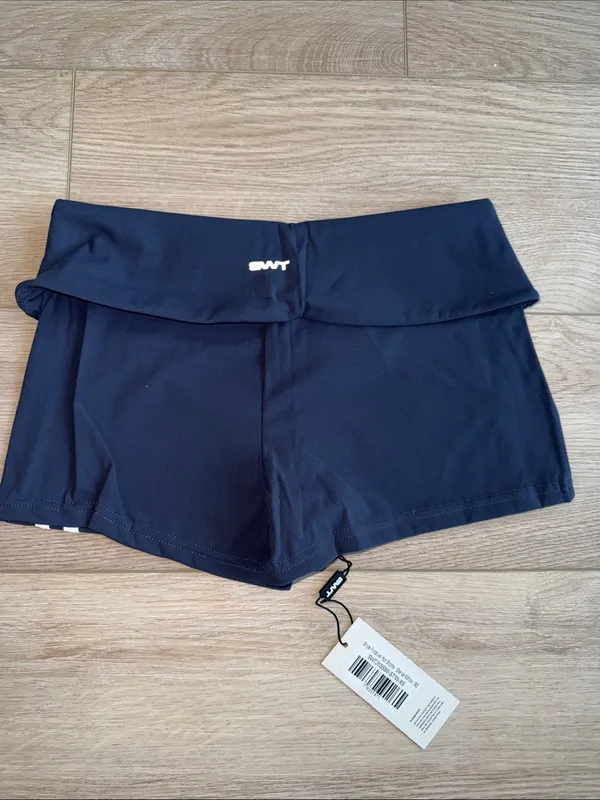SWT Active Stripe Foldover Hot Shorts Size XS - Image 5