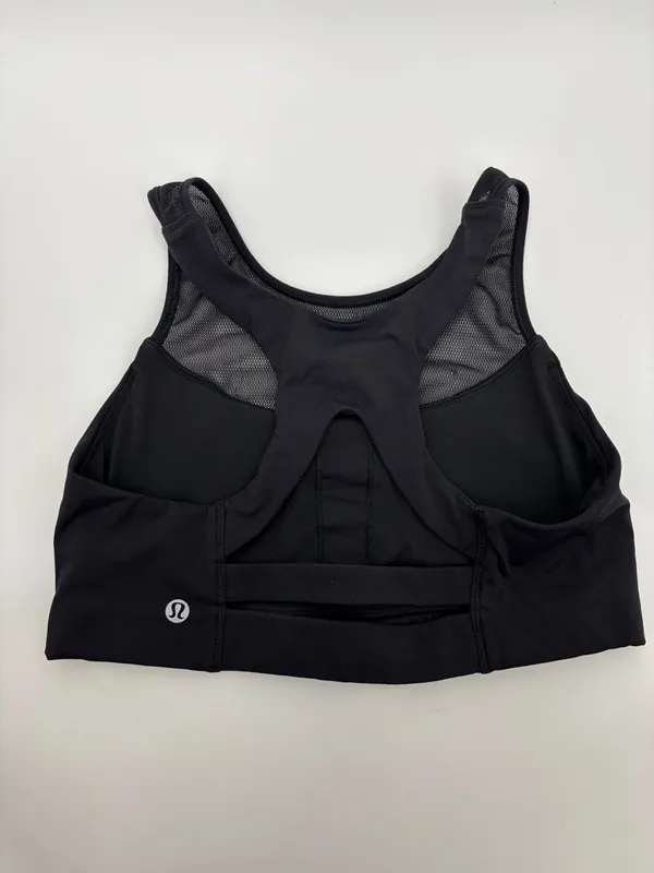 lululemon athletica Black Mesh-Back Sports Bralette - Image 2