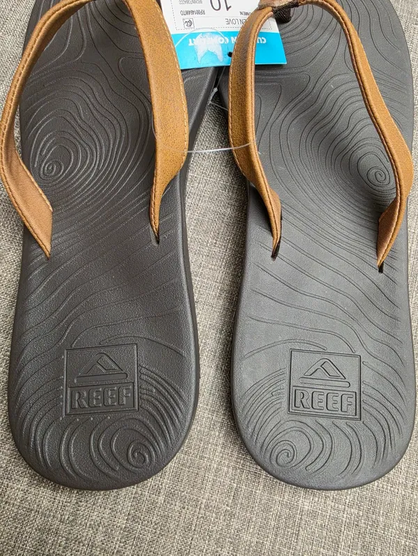 NEW Reef Zen Love Flip-Flop Sandal Tobacco 10 - Image 3