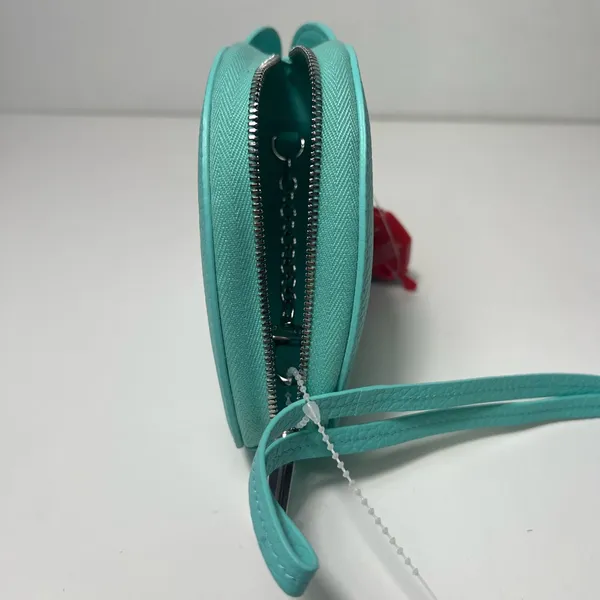 Tiffany & Co. Return To Tiffany Heart Shaped Leather Mini Bag Coin Purse Case - Image 14