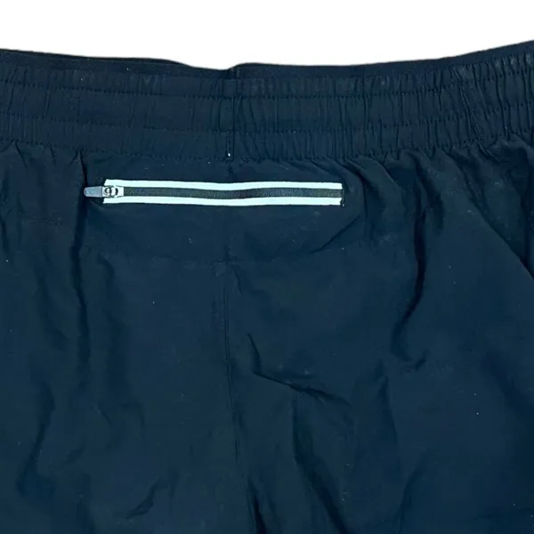 Fabletics Black Lined Running Shorts Medium Gym Workout Athletic Exercise Pocket - Image 3