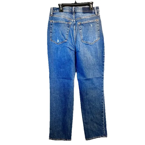 Abercrombie & Fitch The Ankle Straight Ultra High Rise Blue‎ Jeans Women's 28/6L - Image 4