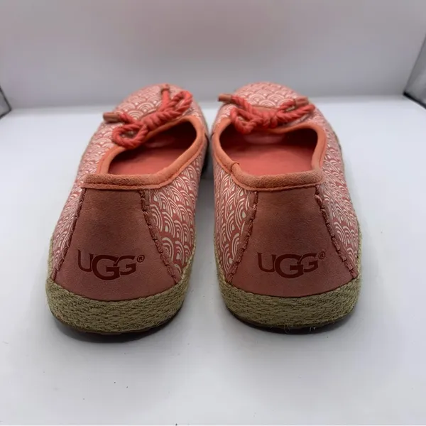 Women's Ugg Slip-On Shoes, Pink and White USA 6.5 coral - Image 3