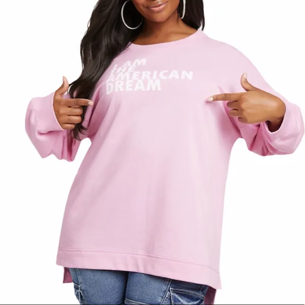 NWT Dubgee By Whoopi I AM THE AMERICAN DREAM Top - Image 3