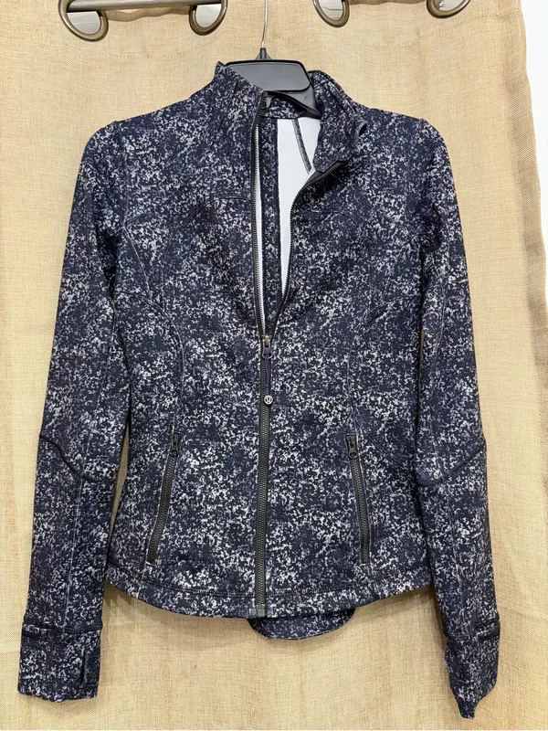 lululemon athletica Navy Speckle Full-Zip Utility Jacket - Image 2