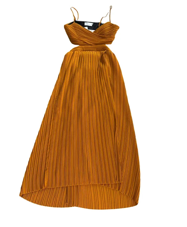 A.L.C. Sienna pleated midi dress - Image 5