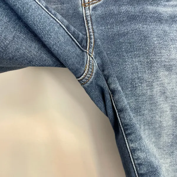 American Eagle Hi Rise Jeggings Distressed Thrashed Skinny Ankle Jeans womens 8 - Image 4