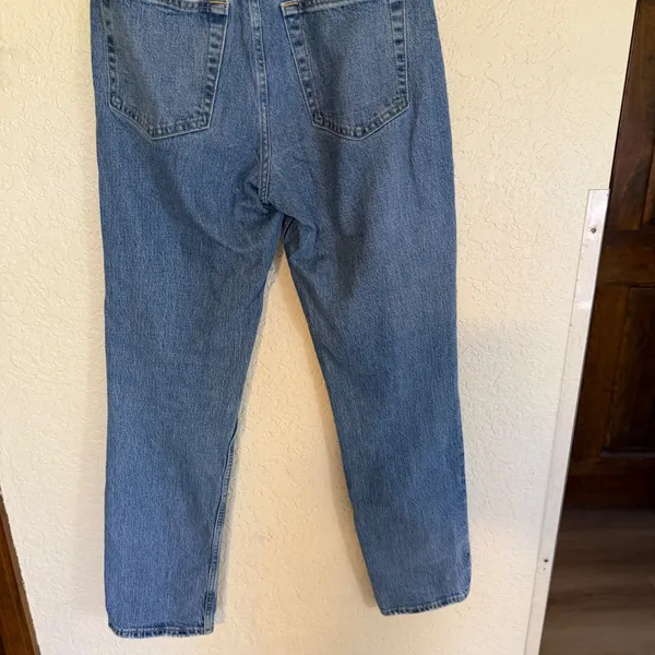 Gap Sky High Straight Women 4 R Blue High Rise Denim‎ Jeans - Image 7